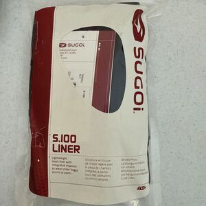 SUGOi S.100 Mens Black Ventilated Chamois Liner Bike Shorts NWT 2XL XXL